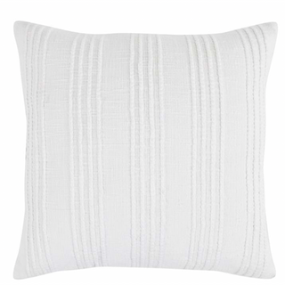 Grati 22x22 Pillow, White
