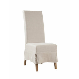 Pars Slipcover Dining Chair, Linen
