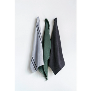 Black/Green Tea Towel Set