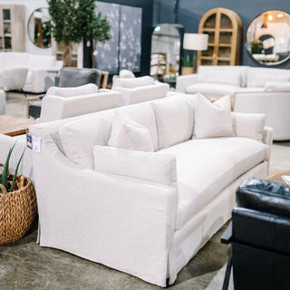 Alexis 89" Sofa, KW Linen
