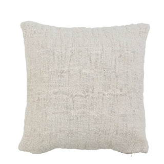 Stonewashed Silk Pillow, Cream